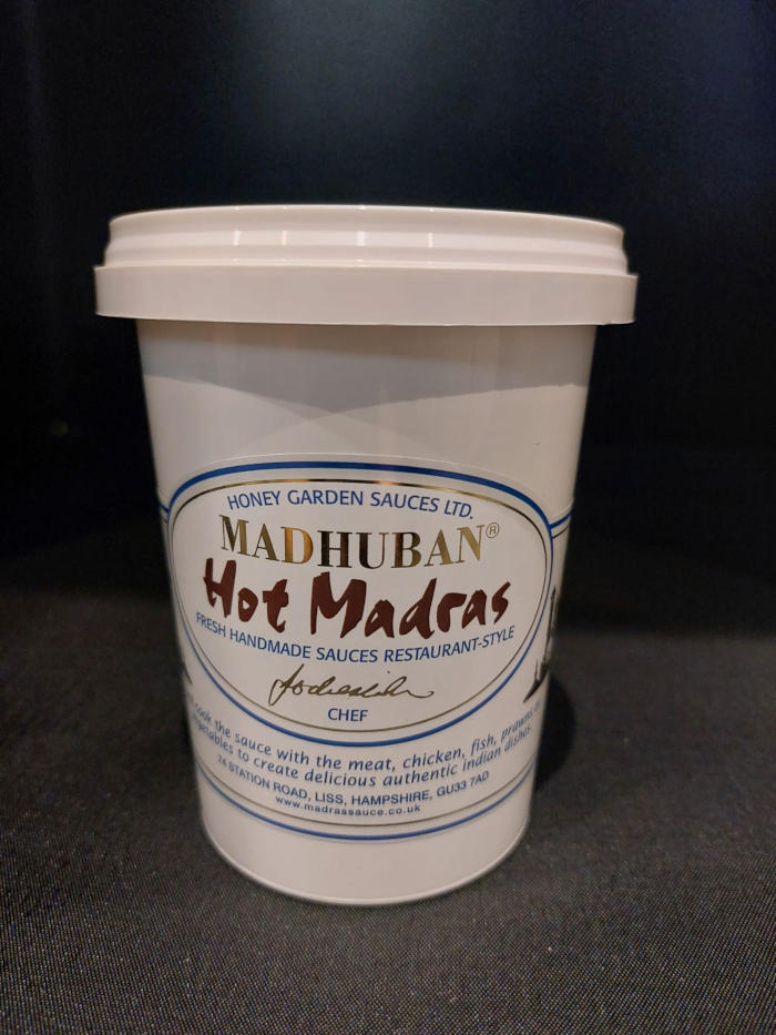 The Surrey Butchers: Madhuban Curry Sauces - Hot Madras - 485g